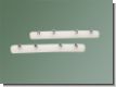 Schienenverbinder f�r Einputzschienen 2-l�ufig