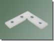 Eckverbinder f�r Einputzschiene 2-l�ufig