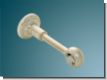 Wandtr�ger Eisen weiss-gold f�r 20mm Gardinenstangen