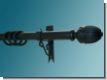 Gardinenstange Eisen schwarz 30mm Modell Felipe