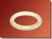 Gardinenring Eisen weiss-gold mit Gleiteinlage 30 mm 52-60mm