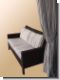 Outdoor Vorhang wetterfest nach Ma� Poros 150 cm breit