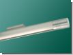 Gardinenstange Decke Innenlaufsystem 28mm Edelstahl Mercury Rill