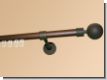 Gardinenstange Eisen Rost Innenlaufsystem 20mm Riccardo 1-lfg.