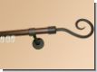 Gardinenstange Eisen Rost Innenlaufsystem 20mm Roma 1-lfg.