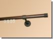 Gardinenstange Schmiedeeisen Rost Innenlaufsystem 20mm Alvaro 1-