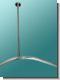 Duschvorhangstange Chrom glanz �ber Eck barrierefrei