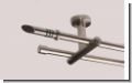Gardinenstange Edelstahl 16mm doppell�ufig mit Deckentr�ger