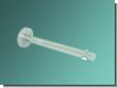 Wandtr�ger extra lang 1-lfg.  Innenlaufsystem 20mm  WA 20cm