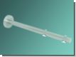 Wandtr�ger  2-lfg.  Innenlauf 20mm  Edelstahl nach Ma� bis 20cm