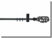 Endst�ck Schmiedeeisen 18mm Modell Tartanos