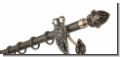 Gardinenstange Messing antik  - 30 mm Wladimir