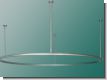 Duschvorhangstange Kreis 20mm barrierefrei Innenlauf Tr�ger lang
