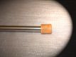 Endst�ck 12 mm Zylinder-Stein-apricot