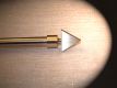 Endst�ck f�r Gardinenstange 12 mm  Edelstahl Spitze