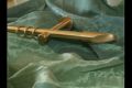 Gardinenstange Messing geb. 16mm einl�ufig Marbella
