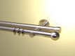 Vorhangstangestange Nickel geb 20 mm Alberto doppell.