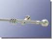 Gardinenstange Nickel geb. 16 mm Classico