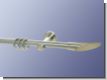 Gardinenstange Nickel geb. 16 mm Marbella