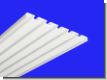 Aluminium Gardinenschiene 5/6 lauf Weiss/Silber
